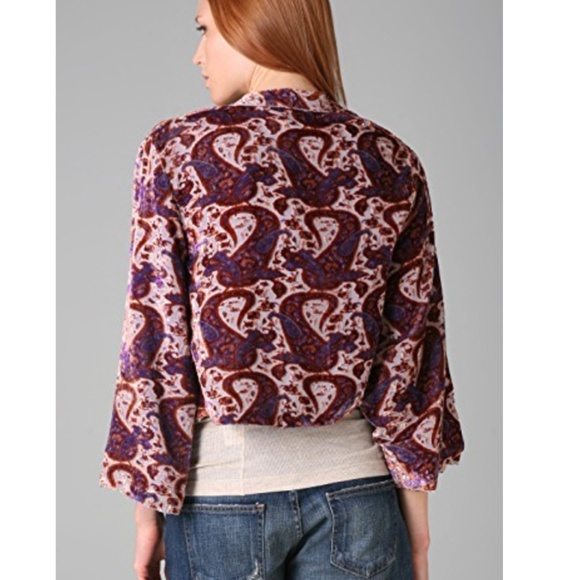Winter Kate Multicolor Paisley Blazer - Picture 9 of 16